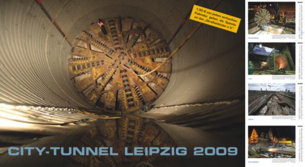 City-Tunnel Leipzig Kalender 2009